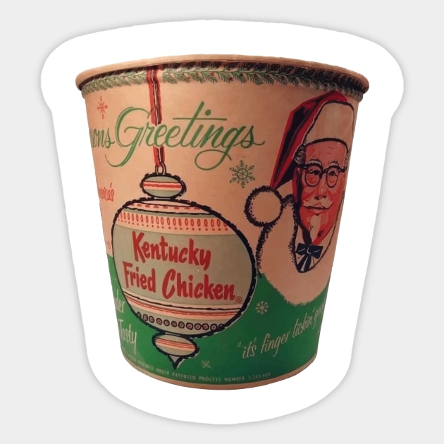 It's a Finger Lickin' Christmas Sticker by Eugene and Jonnie Tee's